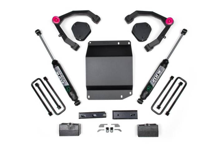 Zone Offroad - Zone Offroad 07-13 Chevy 1500 4WD 3.5in UCA System - ZONC29N