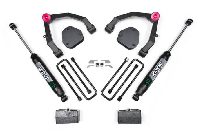 Zone Offroad - Zone Offroad 07-13 Chevy 1500 2WD 3.5in UCA System - ZONC30N