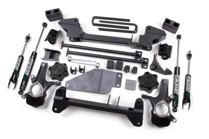 Zone Offroad - Zone Offroad 99-06 GM K1500 6in Suspension System - ZONC3N