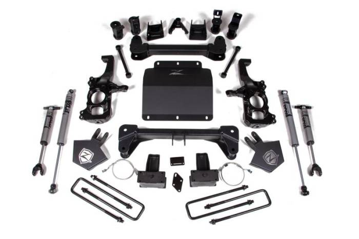 Zone Offroad - Zone Offroad 2020 Chevy/GMC 2500HD 5in Suspension System W/O Overload Suspension System - ZONC43F
