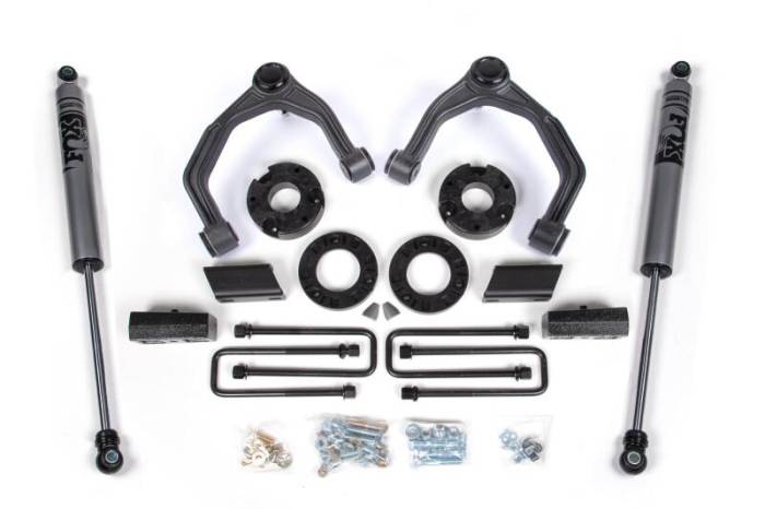 Zone Offroad - Zone Offroad 19-24 Chevy/GMC 1500 3.5in Adventure Series Suspension System w/FOX Shocks - ZONC47F