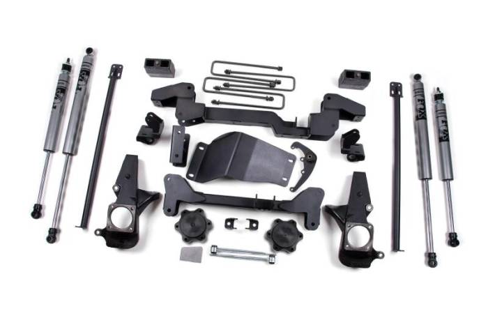 Zone Offroad - Zone Offroad 01-10 GM K2500 HD 6in Suspension System - Fox - ZONC4F