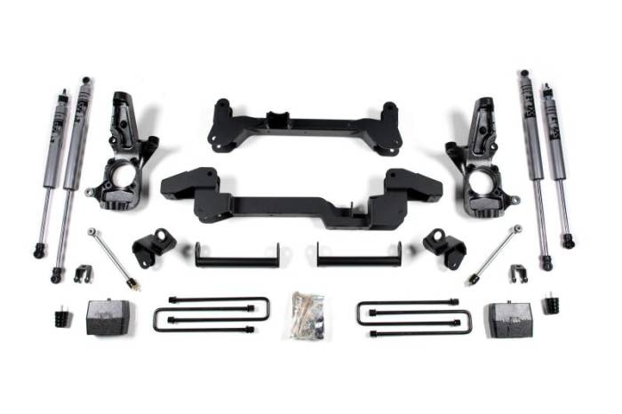 Zone Offroad - Zone Offroad 01-10 GM C2500 HD 6in Suspension Lift - Fox - ZONC5F