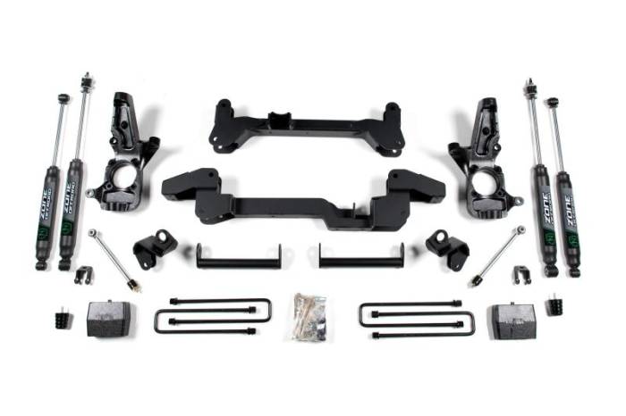 Zone Offroad - Zone Offroad 01-10 GM C2500 HD 6in Suspension System - ZONC5N