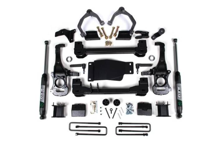 Zone Offroad - Zone Offroad 19-23 Chevy/GM Trail Boss / AT4 1500 4WD 4in Lift Kit w/ FOX Shocks - ZONC69F