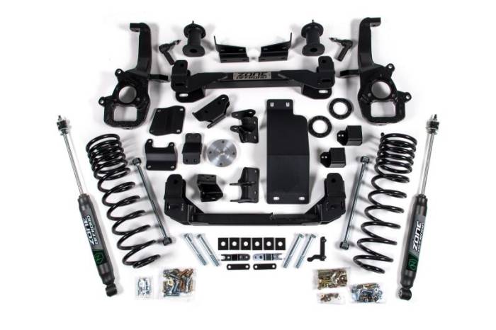 Zone Offroad - Zone Offroad 20-21 Ram 1500 4WD 4in Front 3in Rear Suspension Lift System w/OE 22in Wheels - ZOND100N