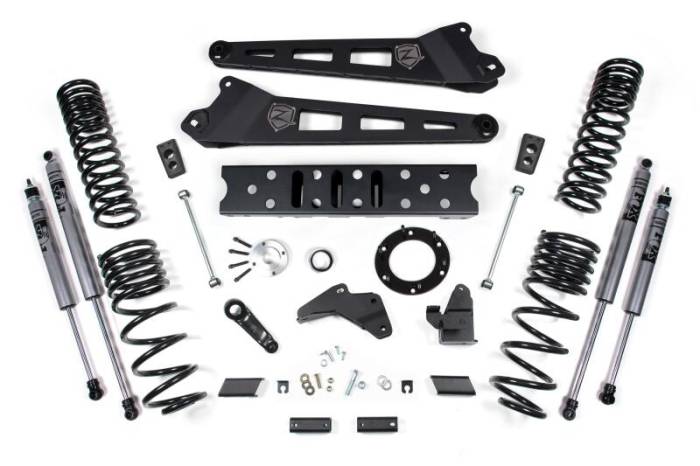 Zone Offroad - Zone Offroad 19-24 Ram 2500 6.5in Radius Arm - 4.5in Rear Coils - Diesel - 6-Bolt T-Case-Fox Shocks - ZOND118F