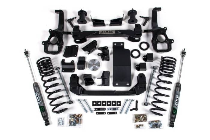 Zone Offroad - Zone Offroad 2025 Ram 1500 4WD 6in Front 5in Rear Susp. Lift System - Std Bore - Nitro Rear Shocks - ZOND149N