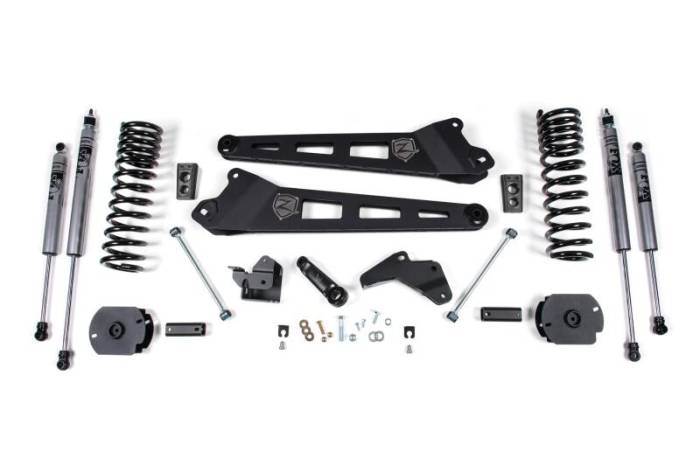 Zone Offroad - Zone Offroad 14-18 Ram 2500 4in Replacement Radius Arm Lift Kit w/ Fox 2.0 Adv. Shocks - ZOND63F