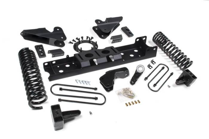 Zone Offroad - Zone Offroad 2019 Ram 3500 4.5in Radius Arm Brkt 3in Rr Block w/o Overload 8-Bolt TCase Nitro Shocks - ZOND92N