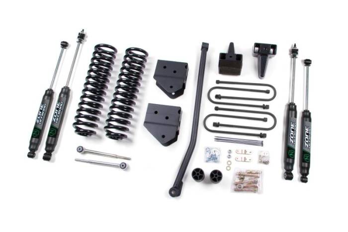Zone Offroad - Zone Offroad 05-07 Ford F-250/350 Gas 4in System - ZONF13N