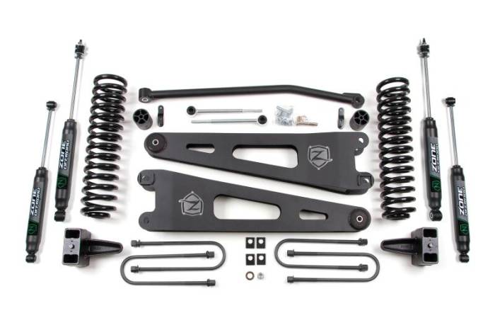 Zone Offroad - Zone Offroad 05-07 Ford SuperDuty 4in Radius Arm System - Diese - ZONF21N