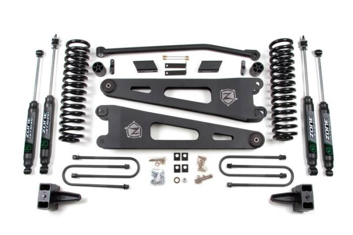 Zone Offroad - Zone Offroad 08-10 Ford SuperDuty 4in Radius Arm System - Diesel - ZONF23N