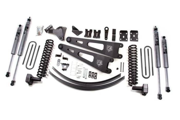 Zone Offroad - Zone Offroad 11-14 Ford F250/F350 Super Duty 4WD Diesel 6In Lift Kit w/ Radius Arms - ZONF31F