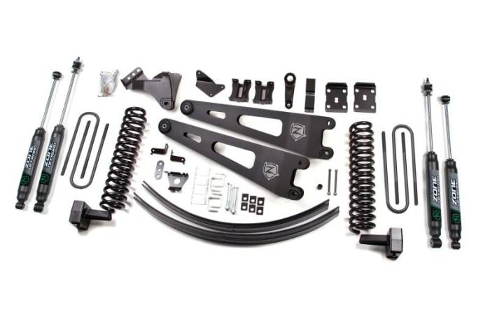 Zone Offroad - Zone Offroad 11-14 Ford SuperDuty 6in Gas w/Overload - ZONF33N
