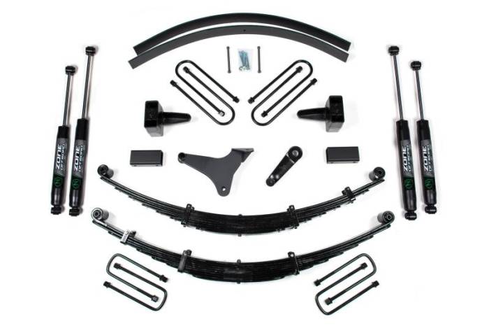 Zone Offroad - Zone Offroad 00-04 Ford F-250 6in Suspension System - ZONF42N