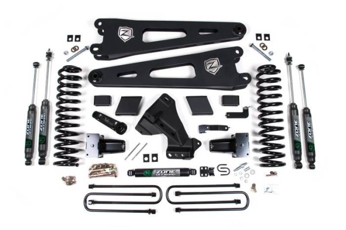 Zone Offroad - Zone Offroad 20-21 Ford F-250/F-350 6in Suspension Lift System- Nitro Shocks- Diesel - ZONF64N