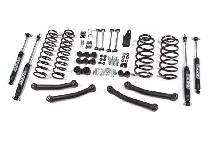 Zone Offroad - Zone Offroad 97-02 Jeep TJ 4in Suspension System - ZONJ10N
