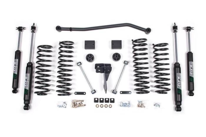 Zone Offroad - Zone Offroad 07-15 Jeep JK 2dr 4in Suspension Kit - ZONJ14N