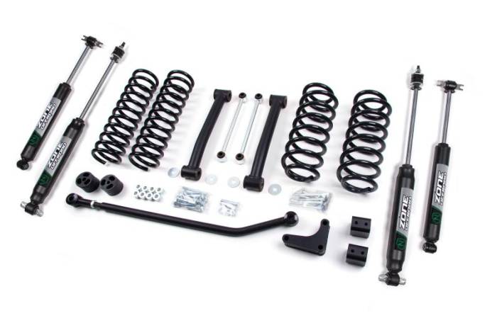 Zone Offroad - Zone Offroad 99-04 Jeep WJ 4in Suspension System - ZONJ17N