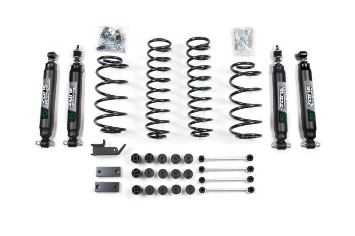 Zone Offroad - Zone Offroad Jeep TJ 4.25in Combo Lift w/Discos - ZONJ26N
