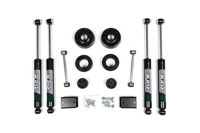 Zone Offroad - Zone Offroad 18-21 Jeep JL 2in Spacer Lift Kit - ZONJ30N