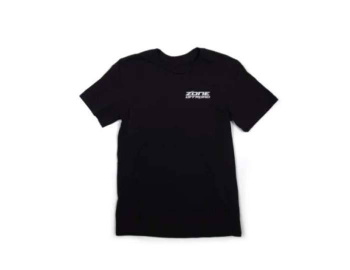 Zone Offroad - Zone Offroad Black Premium Cotton T-Shirt - Green Logo - 5XL - ZONU91605XL
