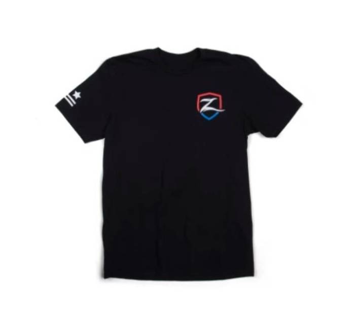 Zone Offroad - Zone Offroad Black Premium Cotton T-Shirt w/ Patriotic Zone Logos - 2XL - ZONU91622XL