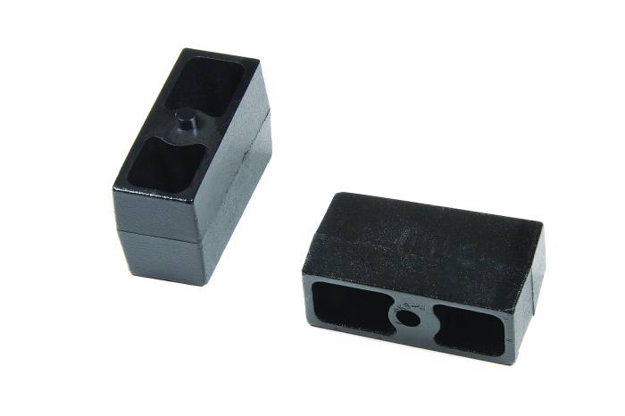 BDS Suspension - BDS Suspension Upgrade your trucks rear suspension with premium cast iron lift blocks. These high quality 3" cast iron lift blocks are specially designed to lift the rear of leaf spring trucks. They come finished in a black e-coating and use a tapered