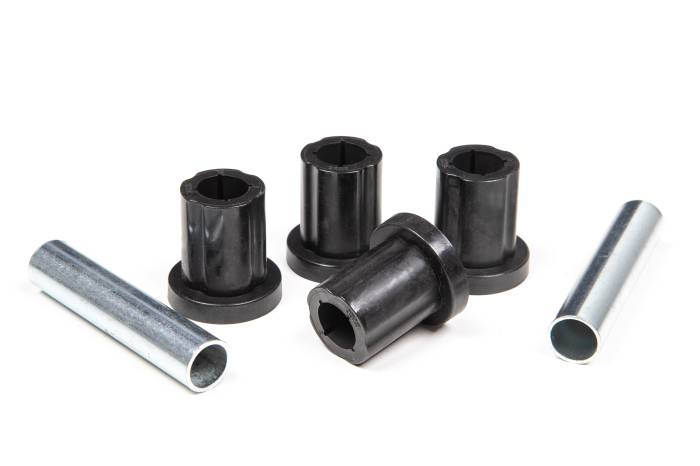 BDS Suspension - BDS Suspension This replacement bushing and sleeve kit is designed for the BDS 1969-1993 Dodge Ram 1500 or 2500 front/rear leaf springs. These polyurethane bushings are fluted internally and externally for even distribution and include the sleeves to f