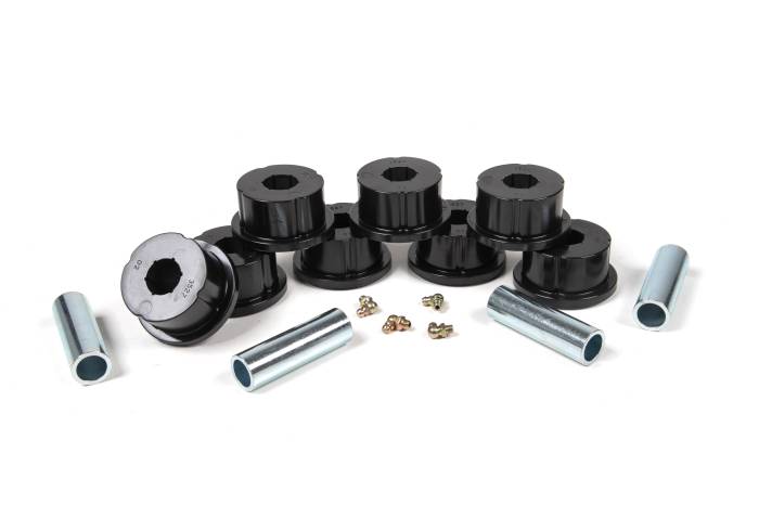 BDS Suspension - BDS Suspension This replacement bushing kit is designed for the BDS 2005-2019 Ford F250 or F350 Super Duty 4-Link control arms. These polyurethane bushings are fluted for even distribution and include the sleeves to freshen up your Ford when and if the
