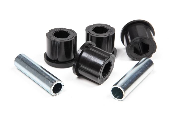BDS Suspension - BDS Suspension This replacement bushing and sleeve kit is designed for the BDS 1987-1995 Jeep Wrangler YJ front/rear leaf springs. These polyurethane bushings are fluted internally and externally for even distribution and include the sleeves to freshen