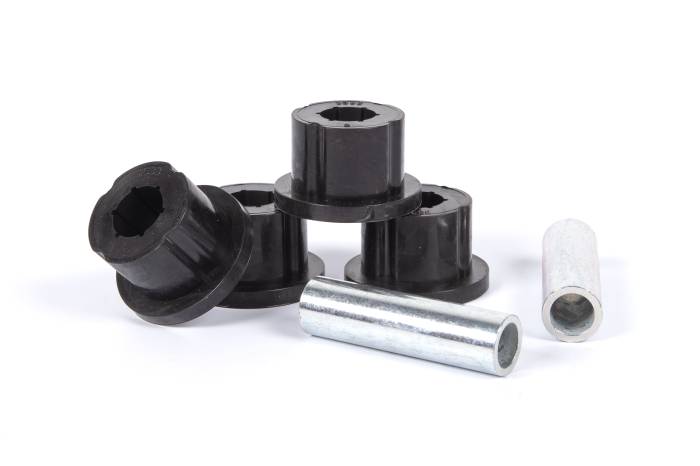 BDS Suspension - BDS Suspension This replacement bushing and sleeve kit is designed for the BDS 1984-2001 Jeep Cherokee XJ boomerang shackle bushings. These polyurethane bushings are fluted for even distribution and include the sleeves to freshen up your Jeep when and