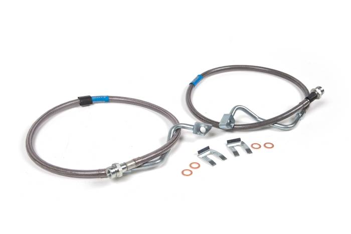 BDS Suspension - BDS Suspension Improve safety and style by upgrading the front brake lines on your 4WD 2008-2010 Ford F250 or F350 Super Duty with a set of BDS front brake lines. Specially designed for vehicles with a 6 to 8-inch lift, these front brake lines are buil