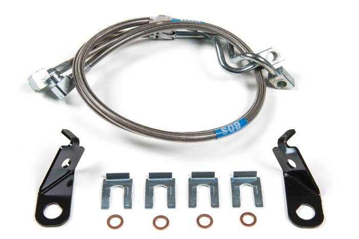 BDS Suspension - BDS Suspension Improve safety and style by upgrading the front brake lines on your 4WD 2011-2015 Ford F250 or F350 Super Duty with a set of BDS front brake lines. Specially designed for vehicles with a 4 to 8-inch lift, these front brake lines are buil
