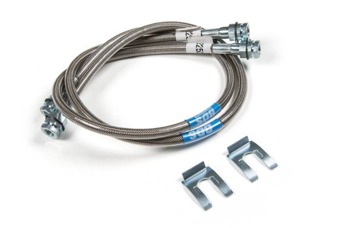 BDS Suspension - BDS Suspension Improve safety and style by upgrading the rear brake lines on your 4WD 2011-2015 Ford F250 or F350 Super Duty with a set of BDS rear brake lines. Specially designed for vehicles with a 6 to 8-inch lift, these rear brake lines are built w