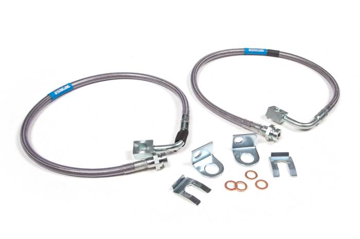 BDS Suspension - BDS Suspension Improve safety and style by upgrading the rear brake lines on your 2007-2018 Jeep Wrangler JK with a set of BDS rear brake lines. Specially designed for vehicles with a 4 to 6.5-inch lift, these rear brake lines are built with stainless