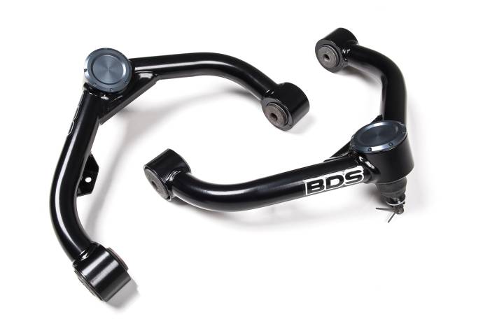 BDS Suspension - BDS Suspension Increase wheel travel by upgrading your 2001-2010 Chevy Silverado or GMC Sierra 2500 HD/3500 HD&rsquo;s stock OE arms to BDS performance upper control arms (UCA). Specially designed for leveled and lifted applications, these arms are bui