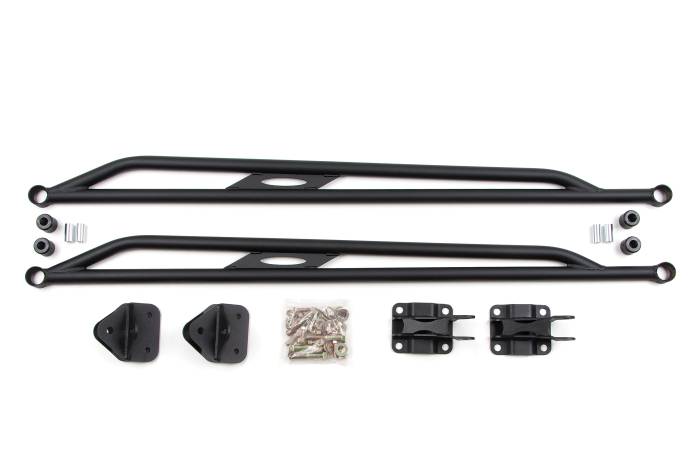 BDS Suspension - BDS Suspension Improve traction on your 1988-2018 Chevy Silverado or GMC Sierra 1500 with a BDS Fixed length tubular traction bars. Fabricated from 1.25-inch OD x 1/8-inch wall steel tubing with durometer specific polyurethane bushings on each end. BDS