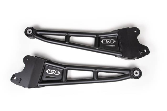 BDS Suspension - BDS Suspension Upgrade those weak factory stamped arms on your 2014-2026 Ram 2500 or 2013-2024 Ram 3500 with the BDS heavy duty Radius Arm upgrade. Add strength, functionality, and styling when you upgrade to the BDS tubular steel Radius Arms for your