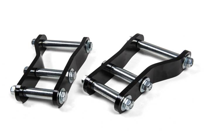 BDS Suspension - BDS Suspension Increase the ride height and stance of your 2019-2023 Ford Ranger with the BDS 1-inch Lift Rear Shackle Kit. Designed to work with stock or lifted applications, this replacement shackle kit is designed for increased strength and improved