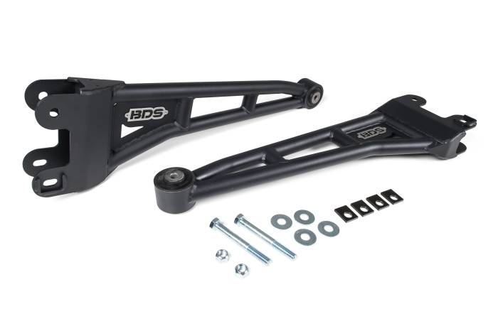 BDS Suspension - BDS Suspension Upgrade those weak factory stamped arms on your 2023-2026 Ford F250 or F350 Super Duty 4WD &amp; 2023-2026 Ford F450 or F550 or F600 Super Duty 4WD with the BDS heavy duty Radius Arm upgrade. Add strength, functionality, and styling when