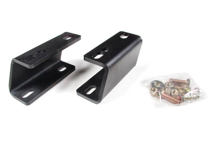 BDS Suspension - BDS Suspension Improve the handling of a lifted 4WD 2008-2012 Ford F250 or F350 Super Duty and 2003-2008 Dodge Ram 2500 equipped with a factory front sway bar. Designed to be used with a 4- to 6-inch lift kit, the BDS front sway bar drop brackets will
