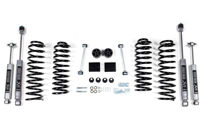 BDS Suspension - BDS Suspension Improve the ride and style of your 2007-2011 Jeep Wrangler JK 4 Door with this 2-inch coil spring lift kit from BDS Suspension. Designed to improve stance this kit includes everything necessary to set your truck up right with clearance f
