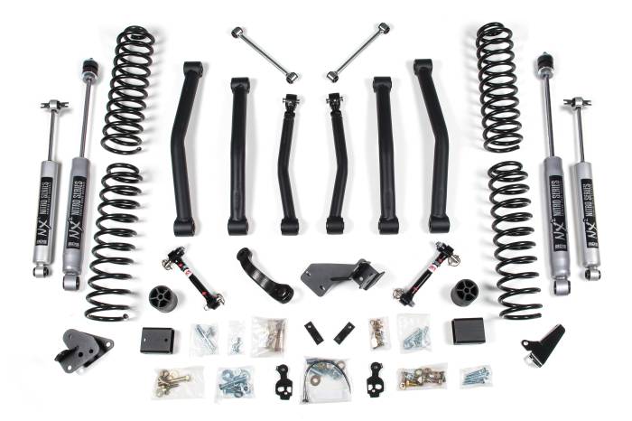 BDS Suspension - BDS Suspension Take your 2007-2011 Jeep Wrangler JK 4 Door to the next level and improve the ride with this 4.5-inch lift kit from BDS Suspension. Designed to improve stance this kit includes everything necessary to set your truck up right with clearan