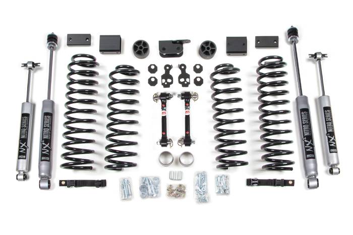 BDS Suspension - BDS Suspension Upgrade the ride and style of your 2012-2018 Jeep Wrangler JK 2 Door with this 3-inch coil spring lift kit from BDS Suspension. Designed to improve stance, this kit includes everything necessary to set your truck up right with clearance