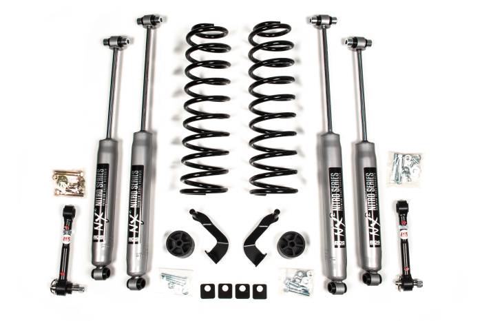 BDS Suspension - BDS Suspension Level the front of your Jeep Gladiator JT by installing this 2-inch leveling kit from BDS. Designed to improve stance this kit includes everything necessary to set your truck up right with clearance for up to 35" tires at an affordable p