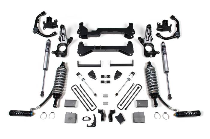 BDS Suspension - BDS Suspension BDS raises the bar with the 2001-2010 Chevy Silverado and GMC Sierra 2500 HD 2WD trucks, featuring a 7-inch suspension lift kit with a&nbsp;FOX 2.5 Coilover conversion. Designed to improve stance, performance, and capability, this kit in