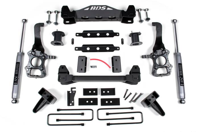 BDS Suspension - BDS Suspension BDS Suspension leads the industry by developing a 2WD-specific 6-inch lift kit suspension system for your 2014 Ford F150 2WD truck. Designed to improve stance, performance, and capability, this kit includes everything necessary to set yo