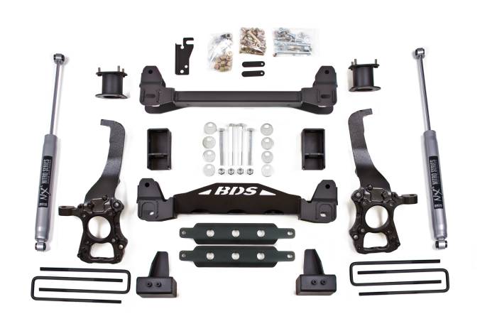 BDS Suspension - BDS Suspension Improve the performance and capability of your 2015-2020 Ford F150 2WD truck by installing a 4-inch suspension lift kit by BDS. Designed to improve stance, performance, and capability, this kit includes everything necessary to set your t